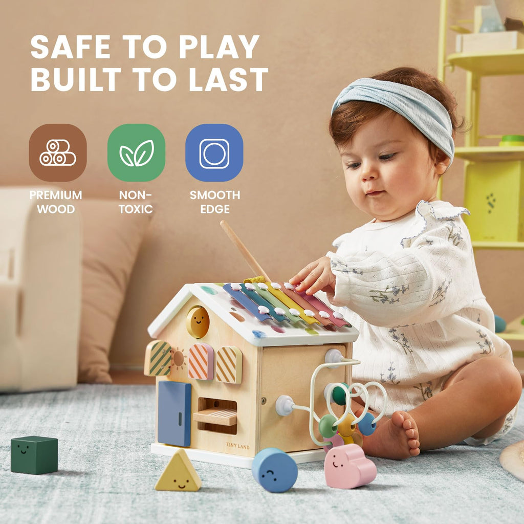 Wooden Activity Cube P732531