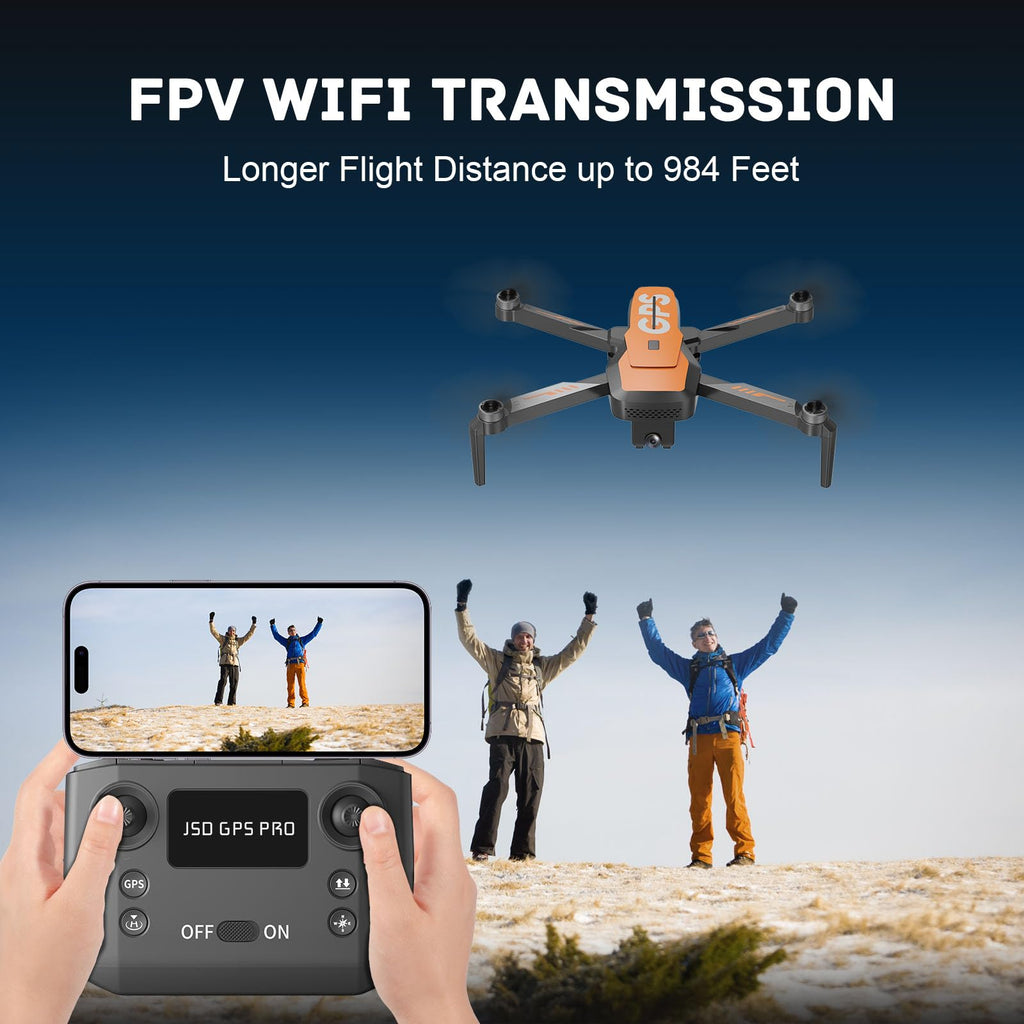 4K Camera Drone with GPS Auto Return Foldable 249g M748