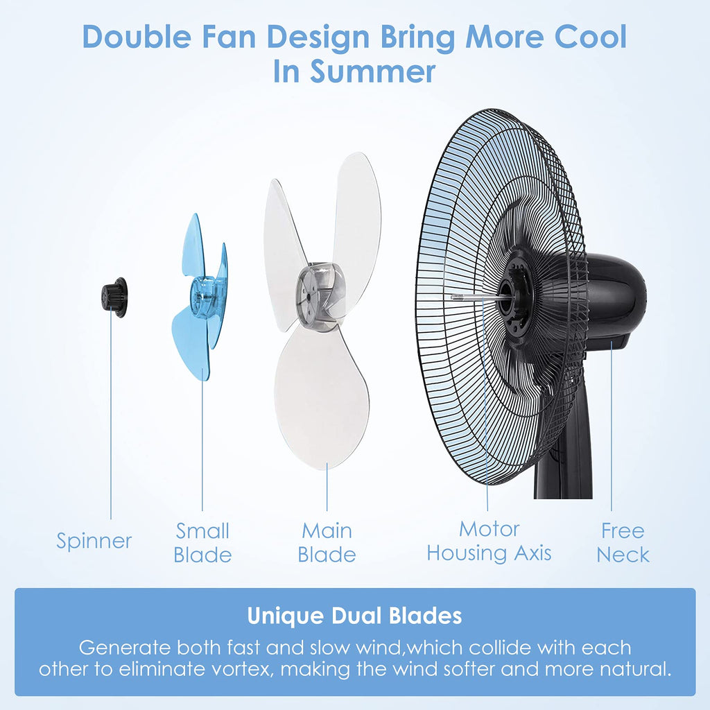 16-Inch Oscillating Pedestal Fan J97395