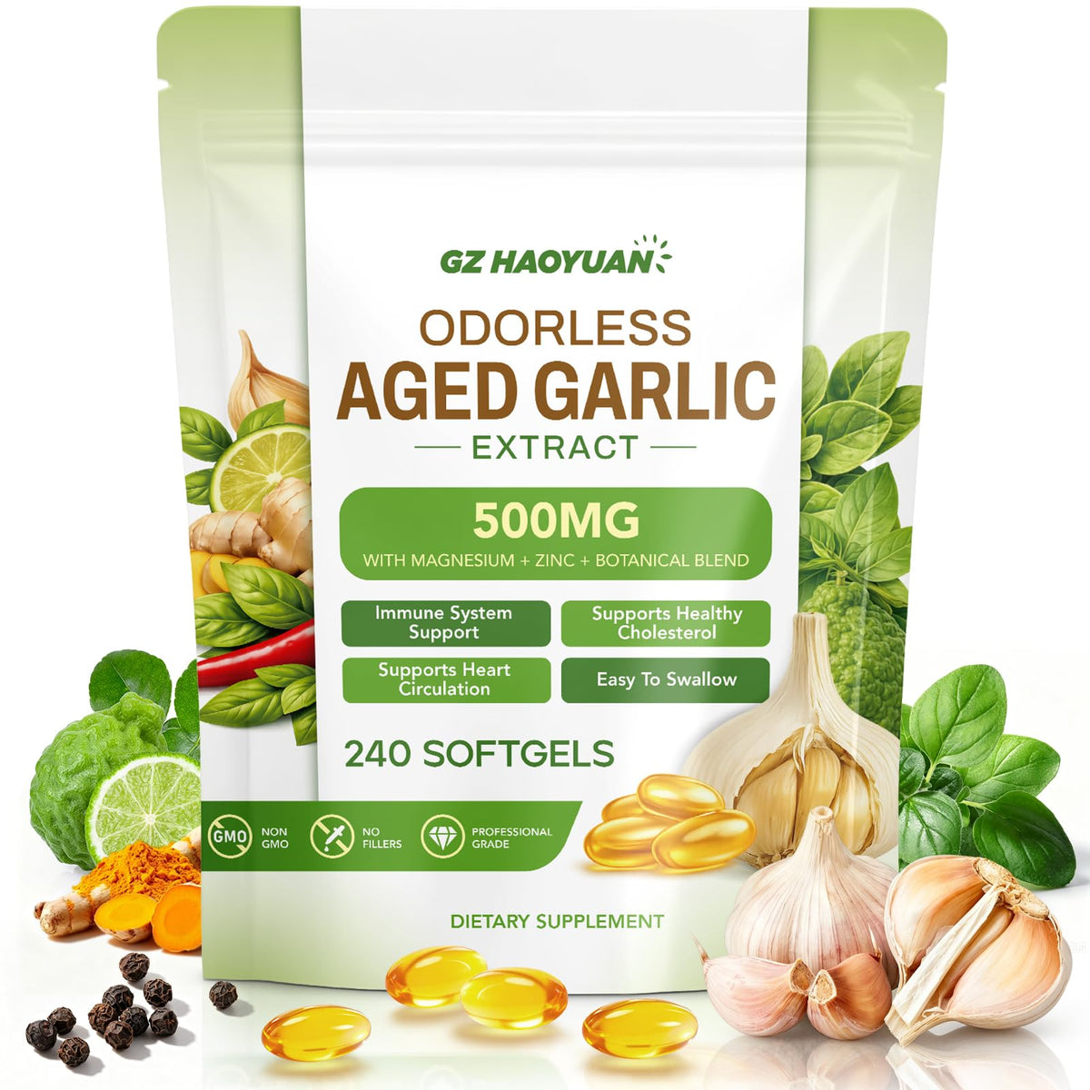 Odorless Garlic Capsules K924