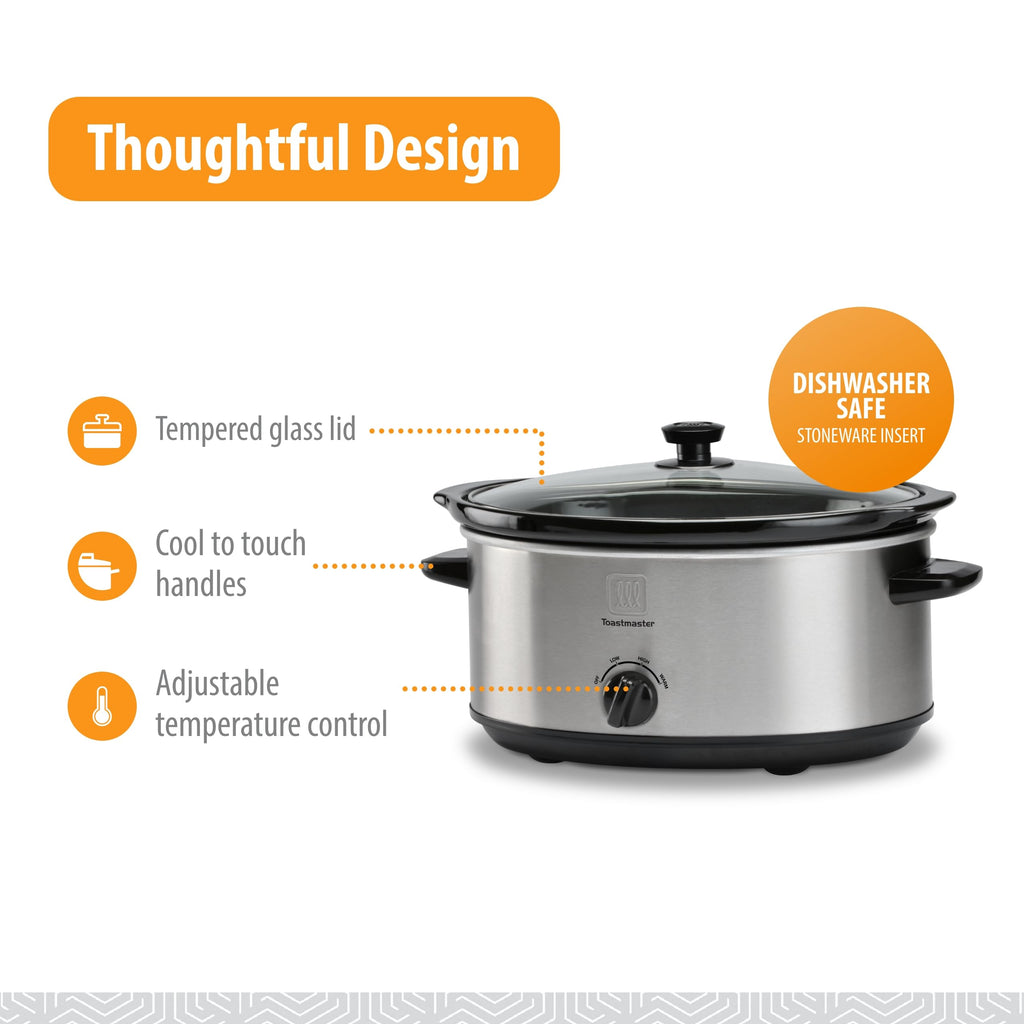 Stainless Steel 7 Quart Slow Cooker X7966