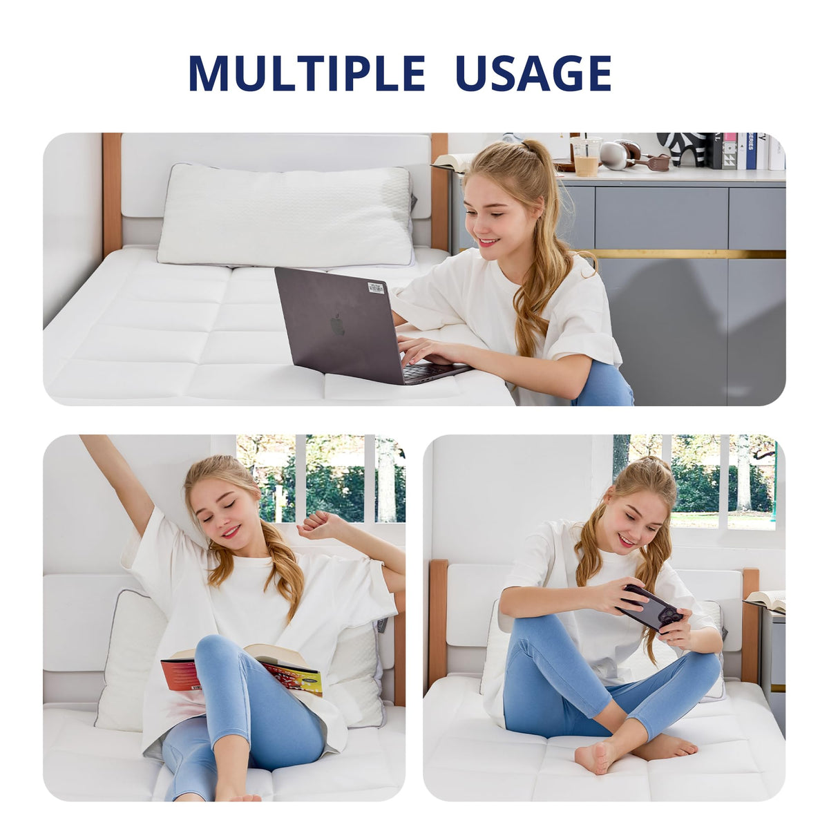 5 Inch Twin Cooling Gel Memory Foam Pillowtop Mattress T96111