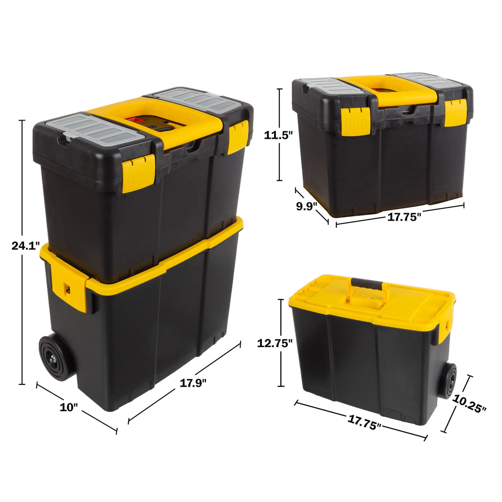 Portable Tool Box with Wheels I180