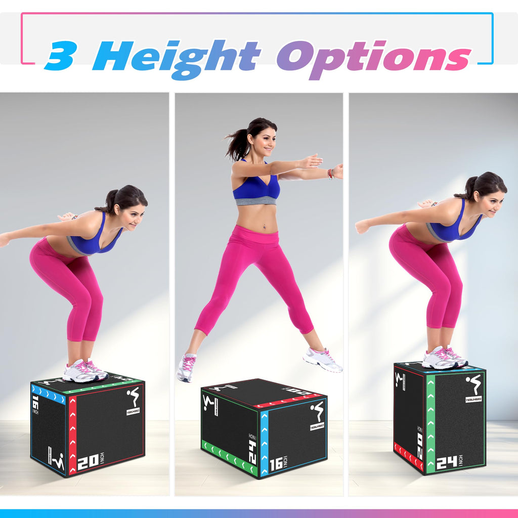3 in 1 High Density Foam Plyo Box R730499