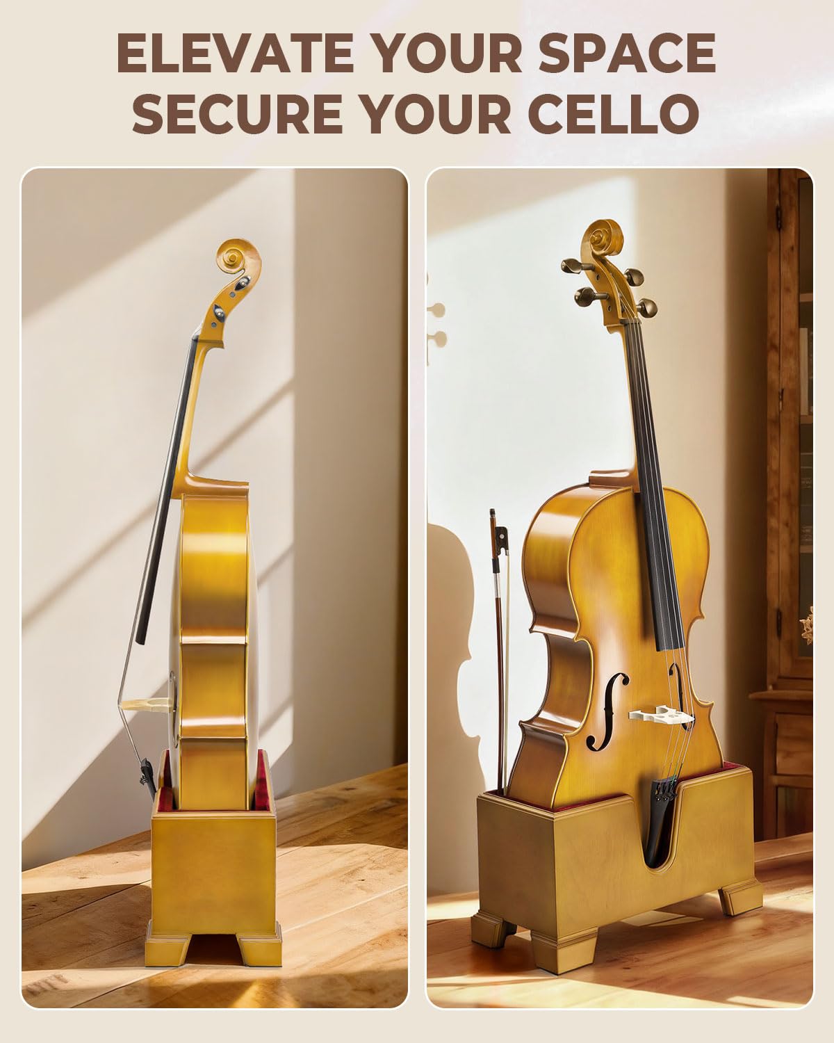 Cello Stand with Bow Holder X630
