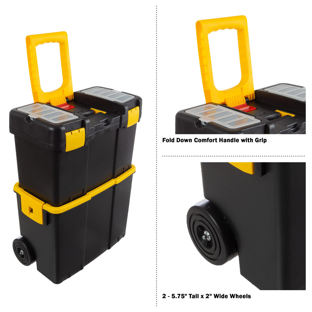 Portable Tool Box with Wheels I180