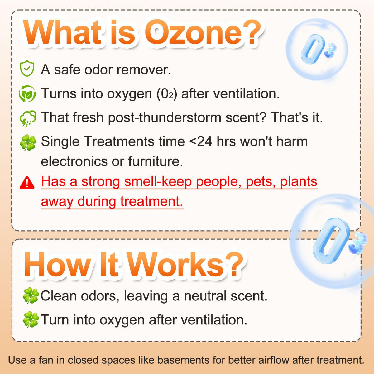 Ozone Generator 48,000mg Odor Eliminator J262196