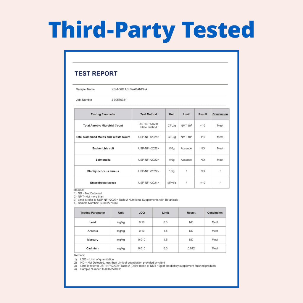 Ashwagandha Supplements J274