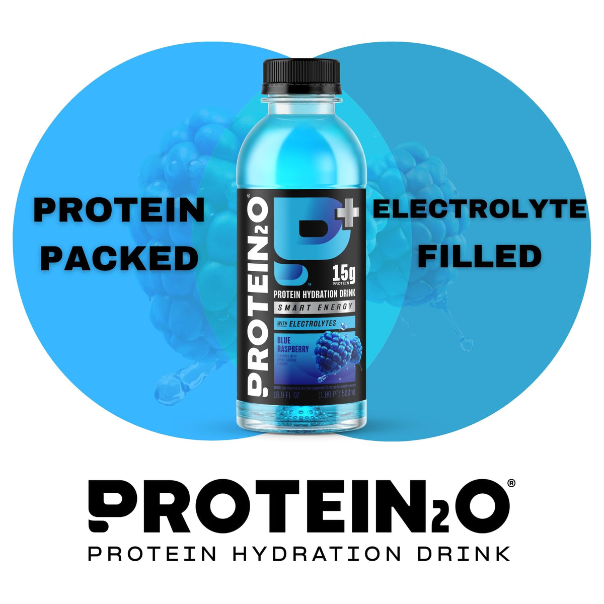 15g Whey Protein Isolate Hydration Drink, Sugar Free, 16.9 oz (Pack of 12) K827008