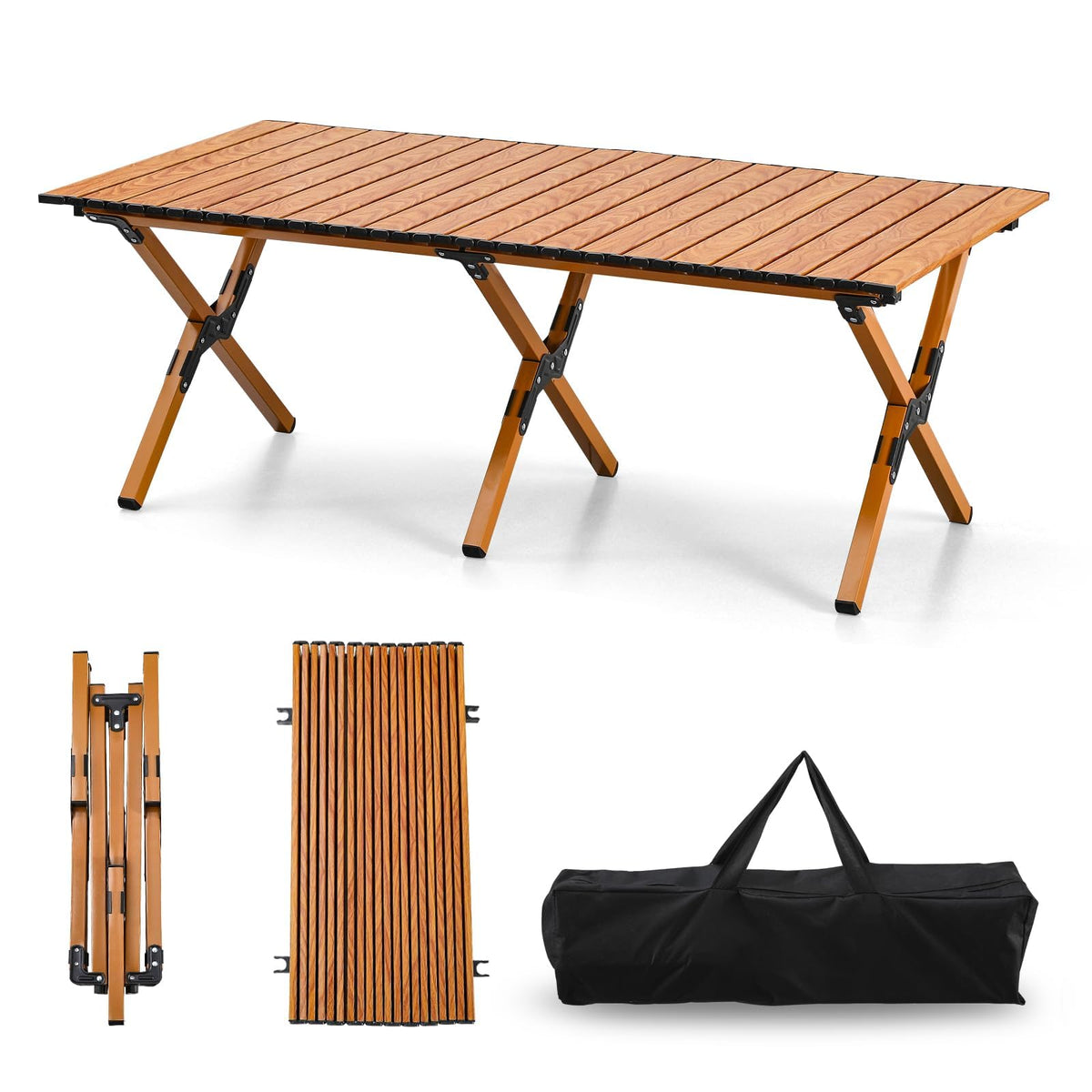 4Ft Aluminum Folding Camping Table X257677