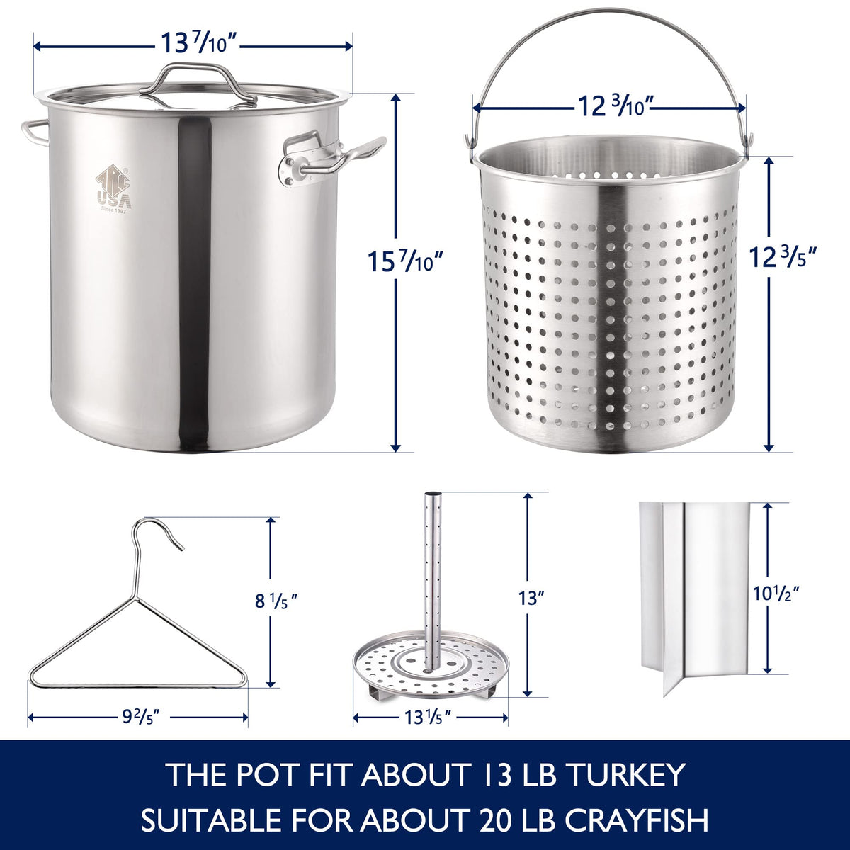 40QT Stock Pot and Propane Stove D969