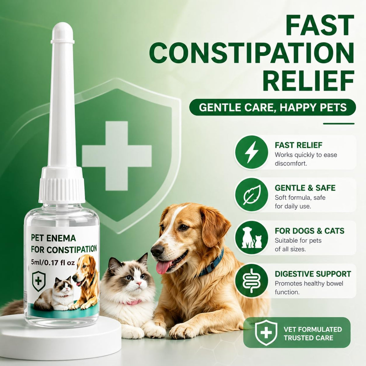 Disposable Enema Kit for Cats and Dogs 4 Pack I782