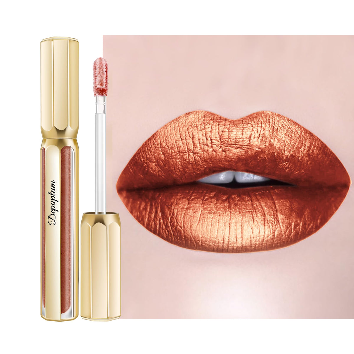 Metallic Reddish Brown Lipstick H121966