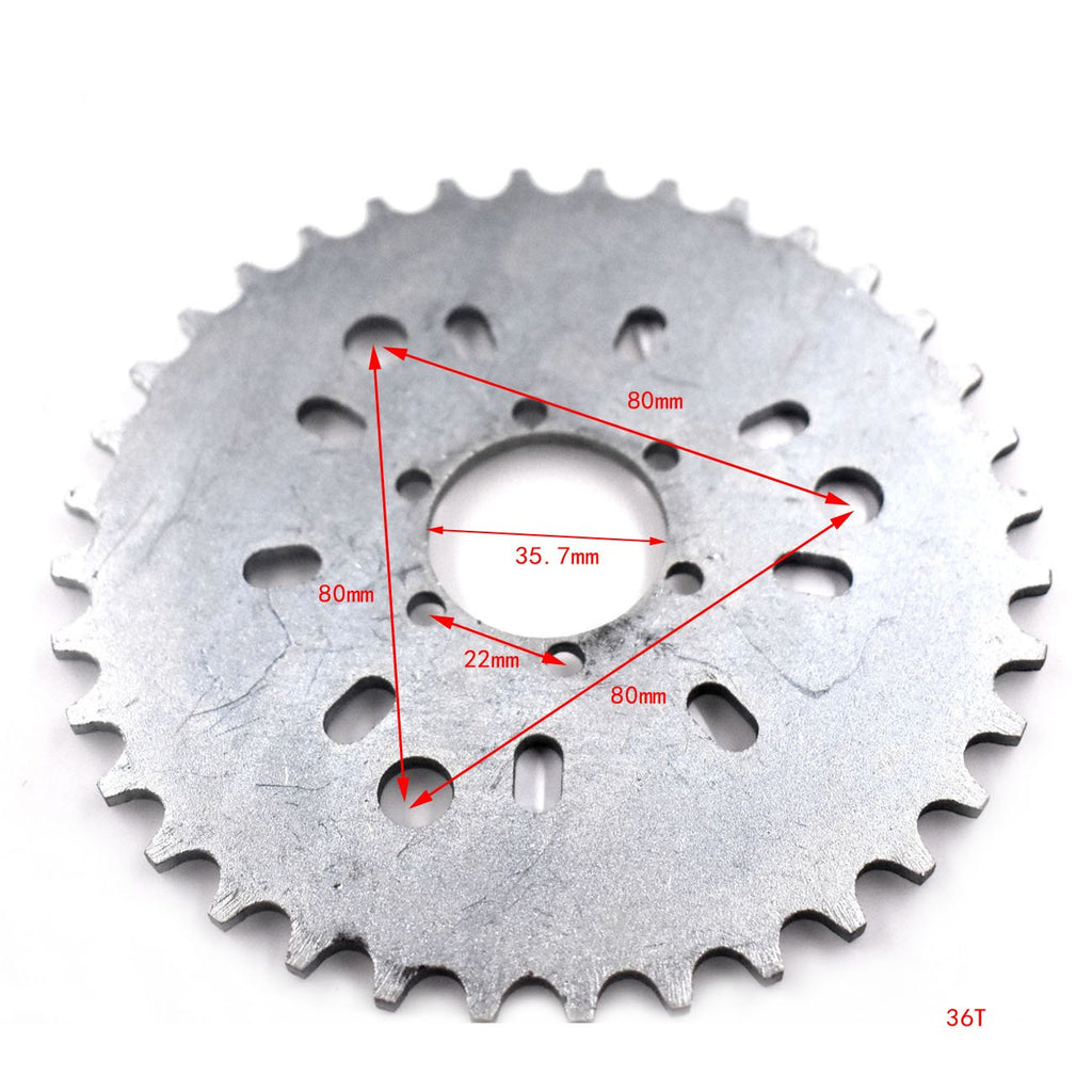 36T Motorized Bicycle Wheel Sprocket Z71360