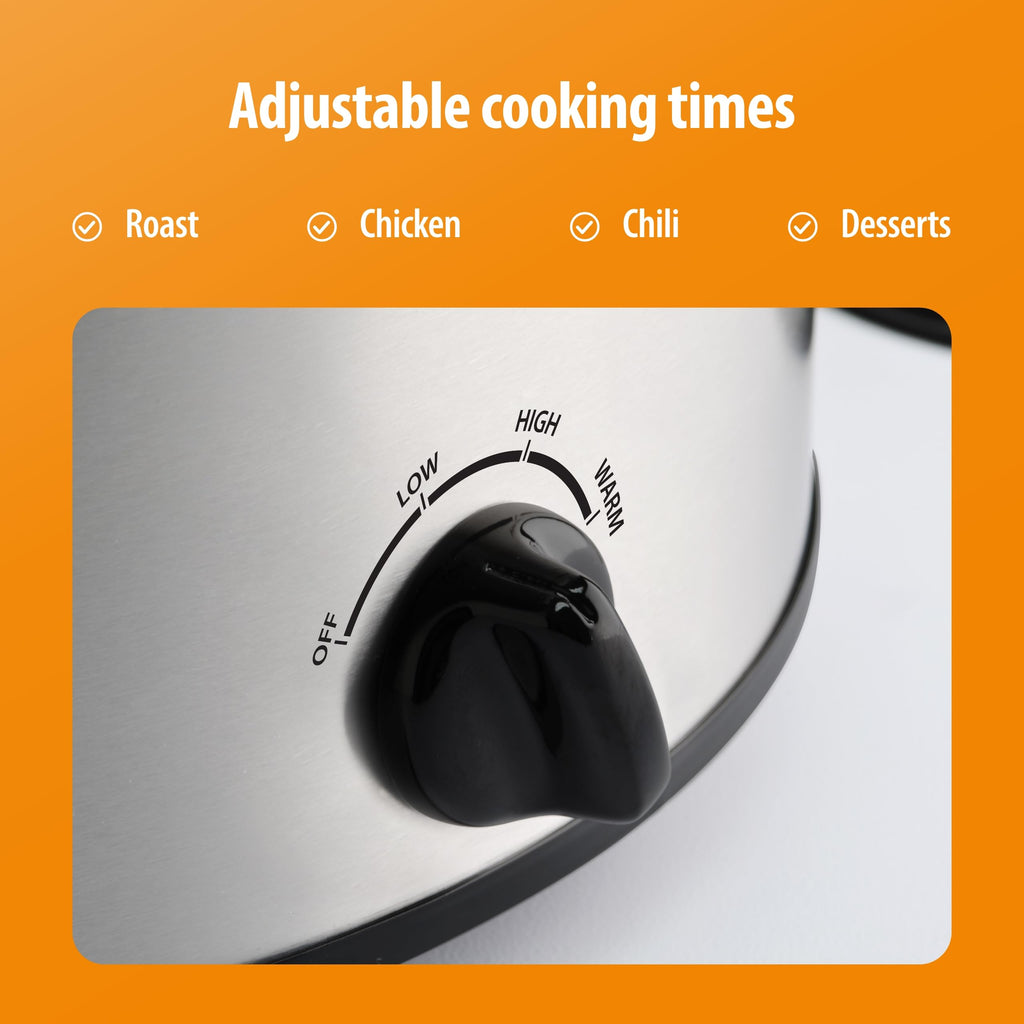 Stainless Steel 7 Quart Slow Cooker X7966