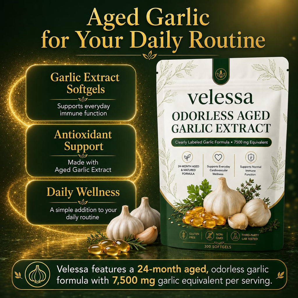 Odorless Aged Garlic Extract 300 Softgels D475