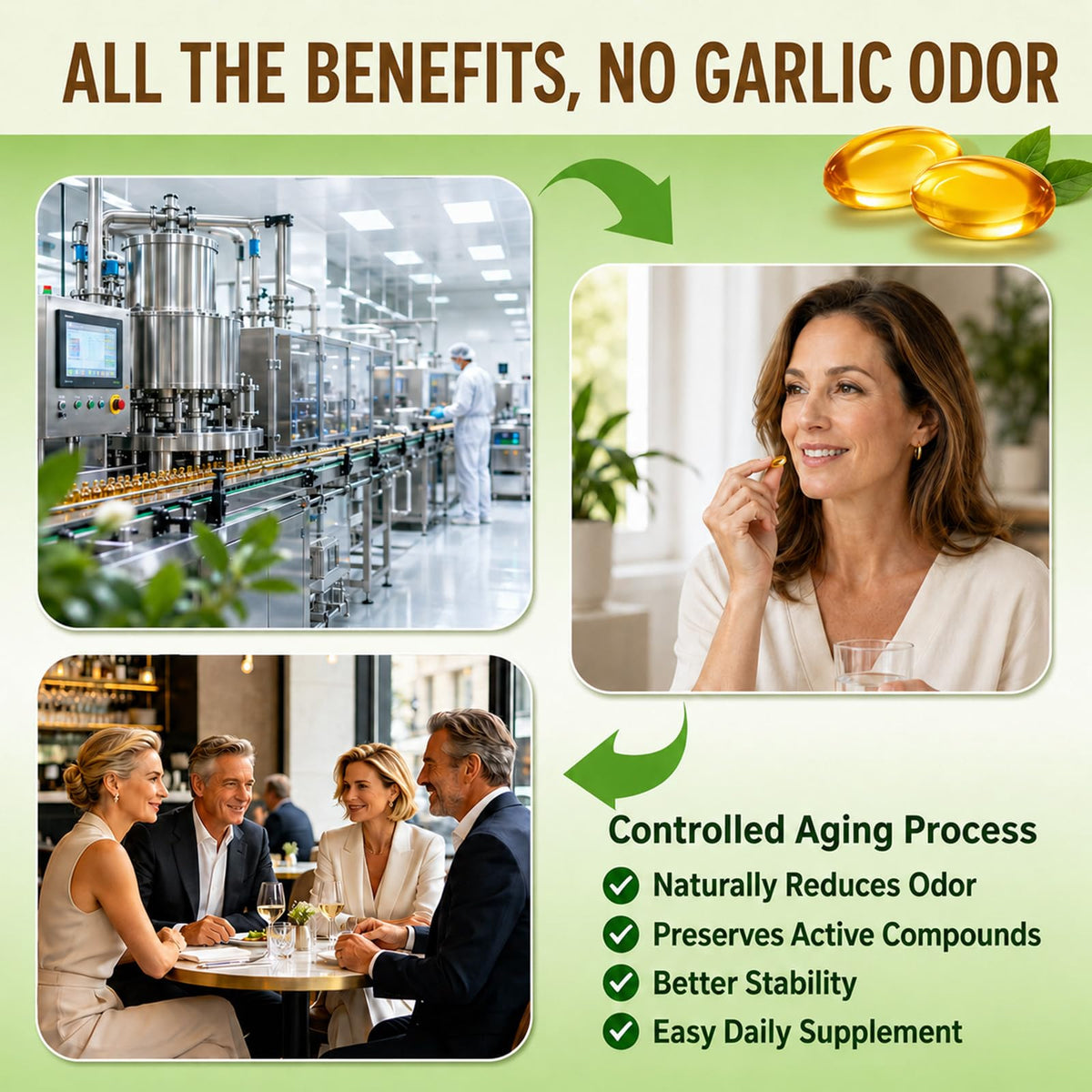 Odorless Garlic Capsules K924