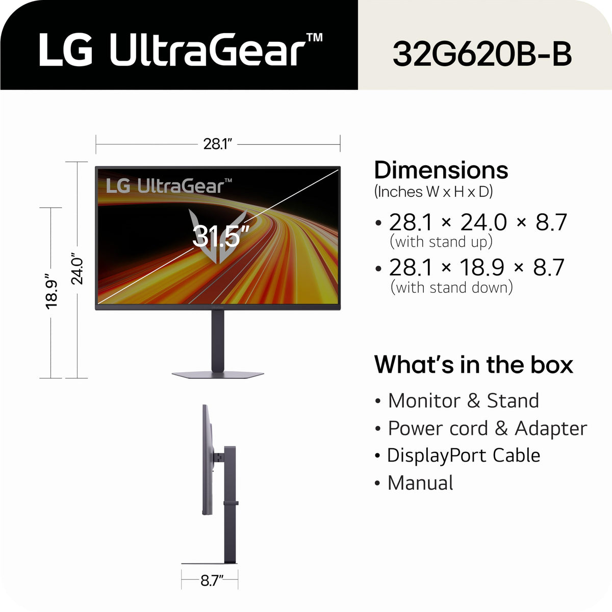 32-inch IPS QHD 200Hz Gaming Monitor D3350
