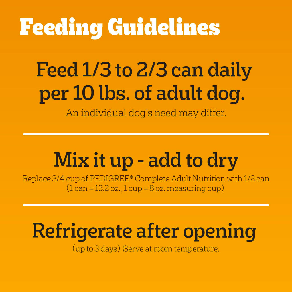 Beef Ground Dinner Wet Dog Food 13.2 oz 12 Count A787911