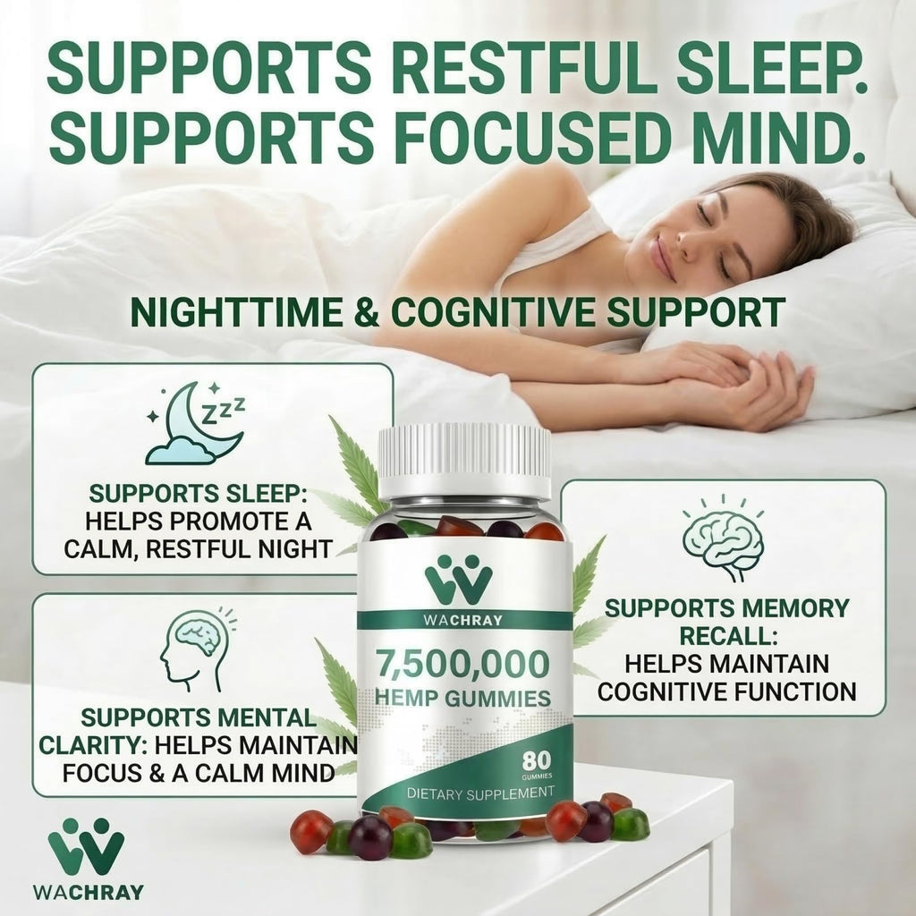 Organic Vegan Hemp Gummies with Omega 3 6 9 V49642