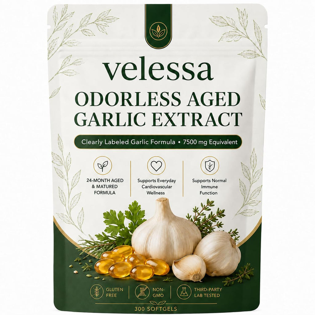 Odorless Aged Garlic Extract 300 Softgels D475
