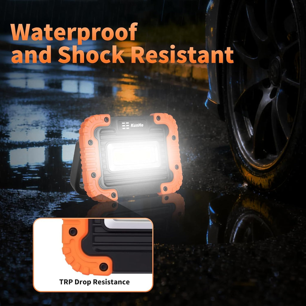 8 Pack Rechargeable LED Work Light 500LM Magnetic Base T752