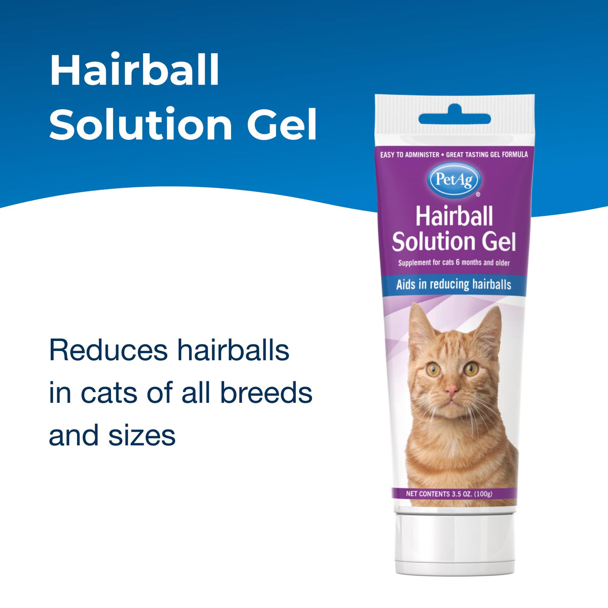Hairball Solution Gel Supplement for Cats 3.5 oz Z73091