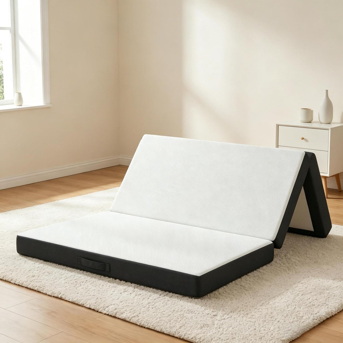 6 Inch Twin Trifold Memory Foam Mattress U30438