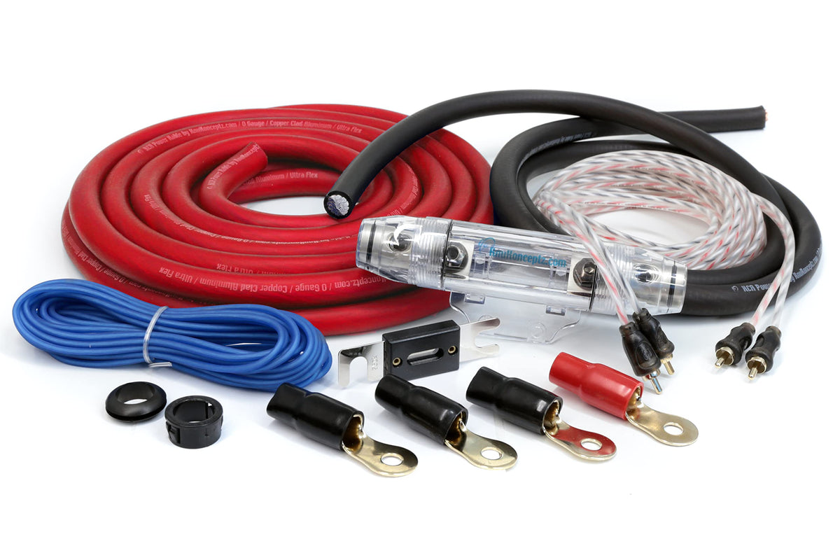 1/0 Gauge 2 Channel Amplifier Installation Wiring Kit H34987