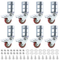 3" Boltless Rack Caster Wheels, 8 Pack N336938