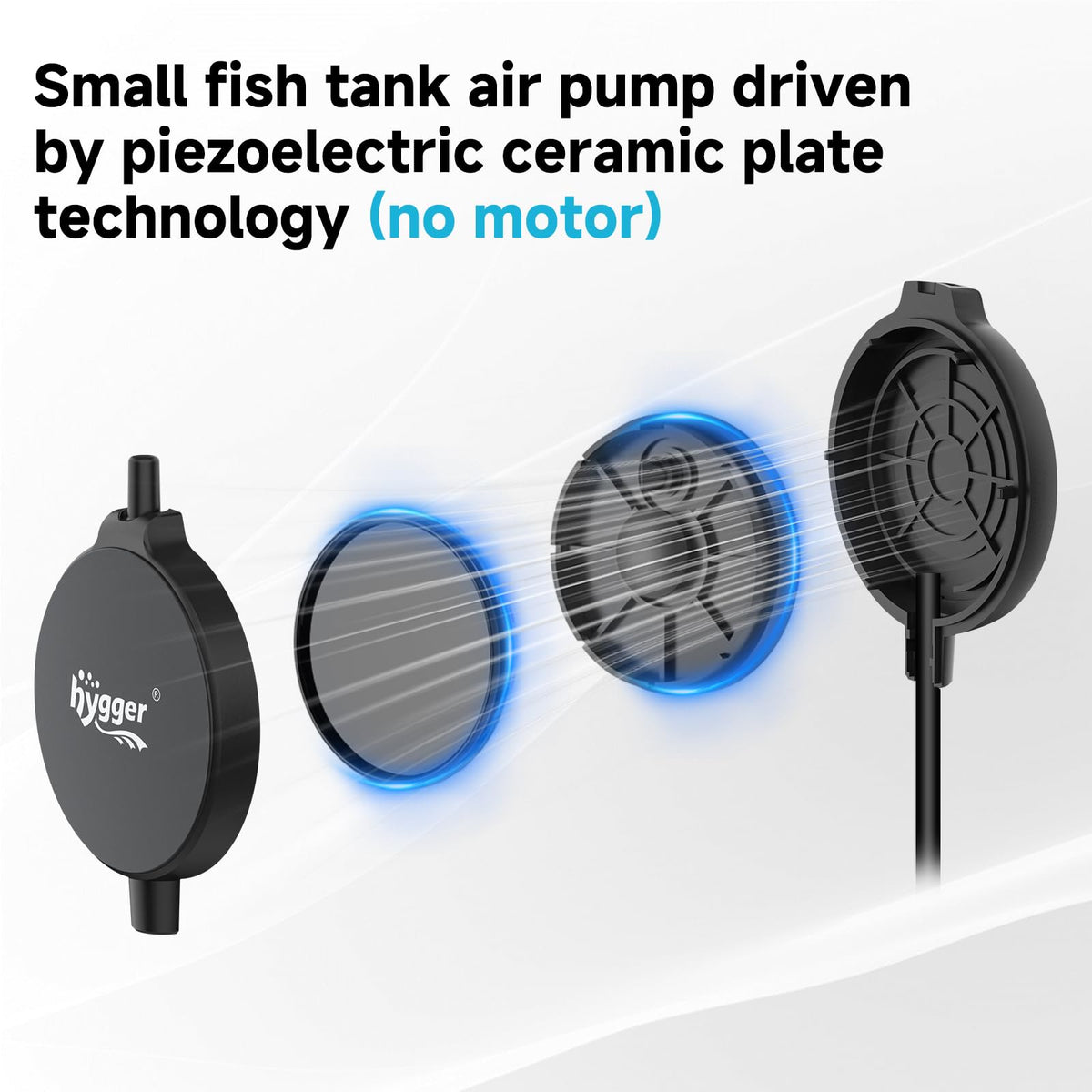 1.5 Watt Mini Aquarium Air Pump with Air Stone Tubing P397