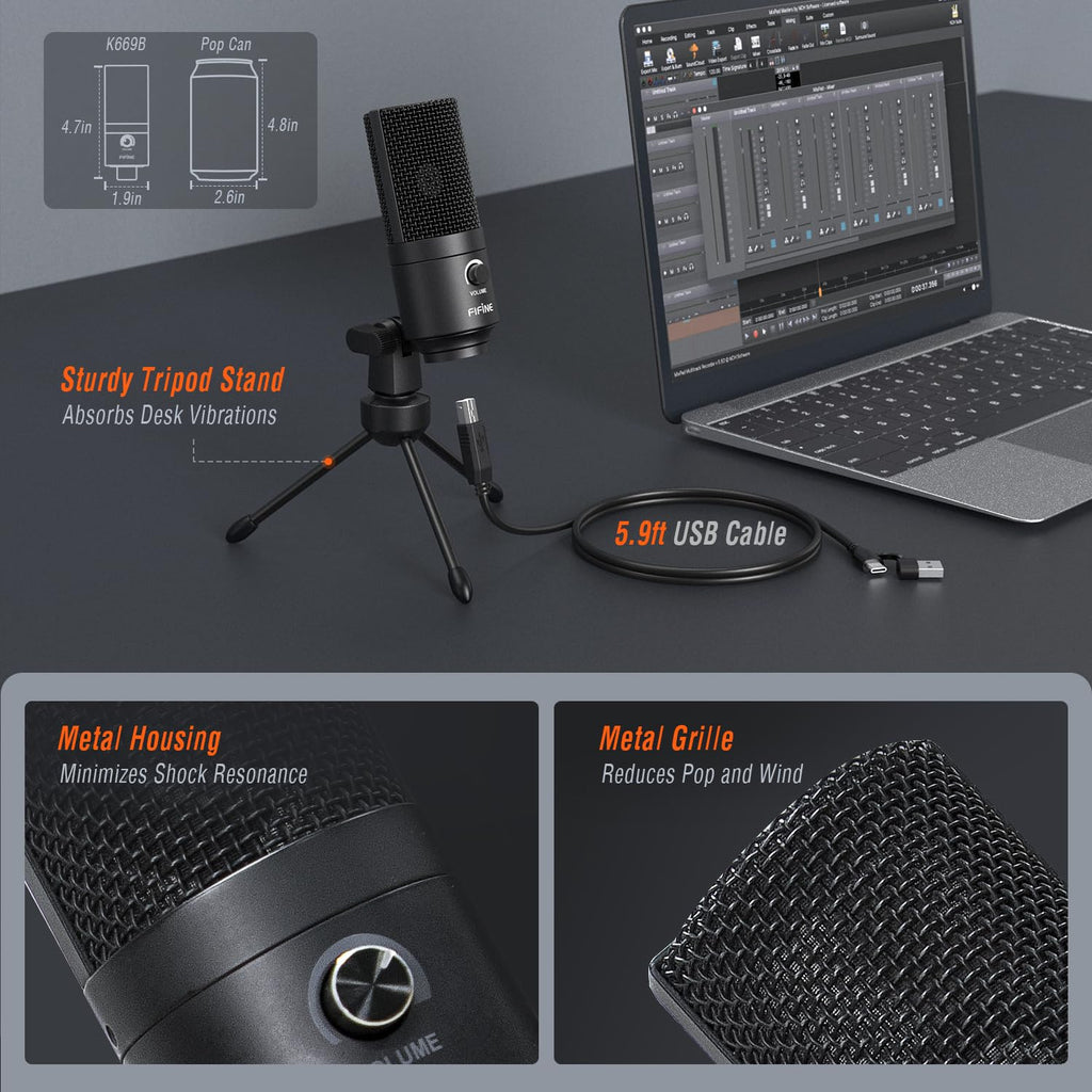 USB Condenser Recording Microphone A60268