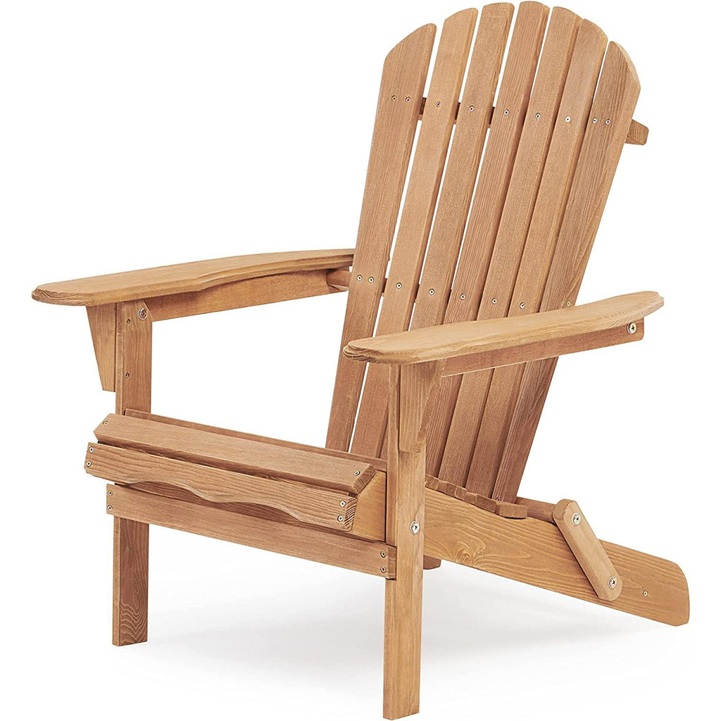 Adirondack Chair Set of 2 Wooden Folding Outdoor Chair F8063