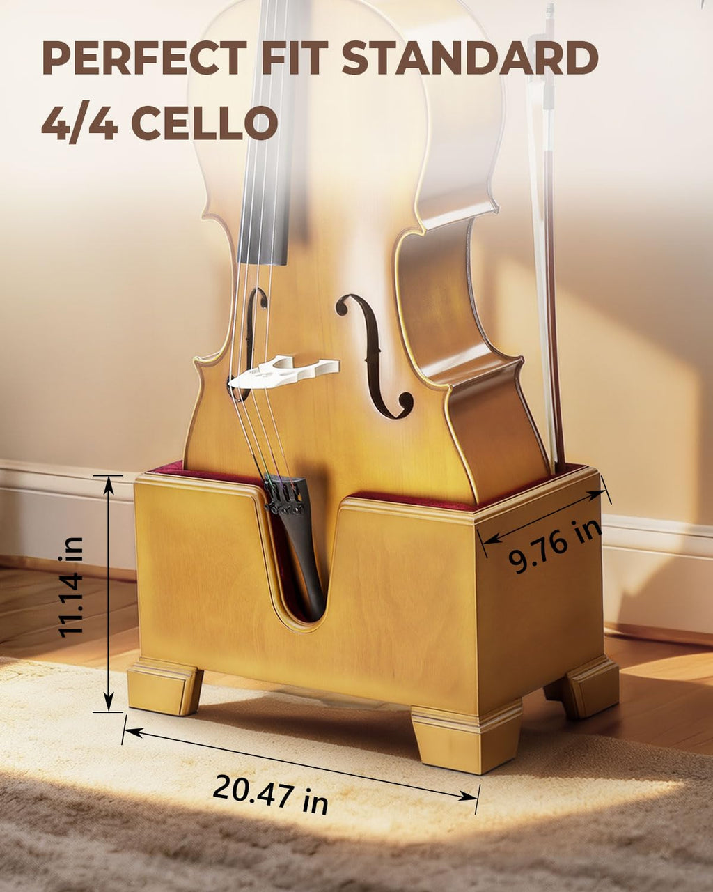Cello Stand with Bow Holder X630