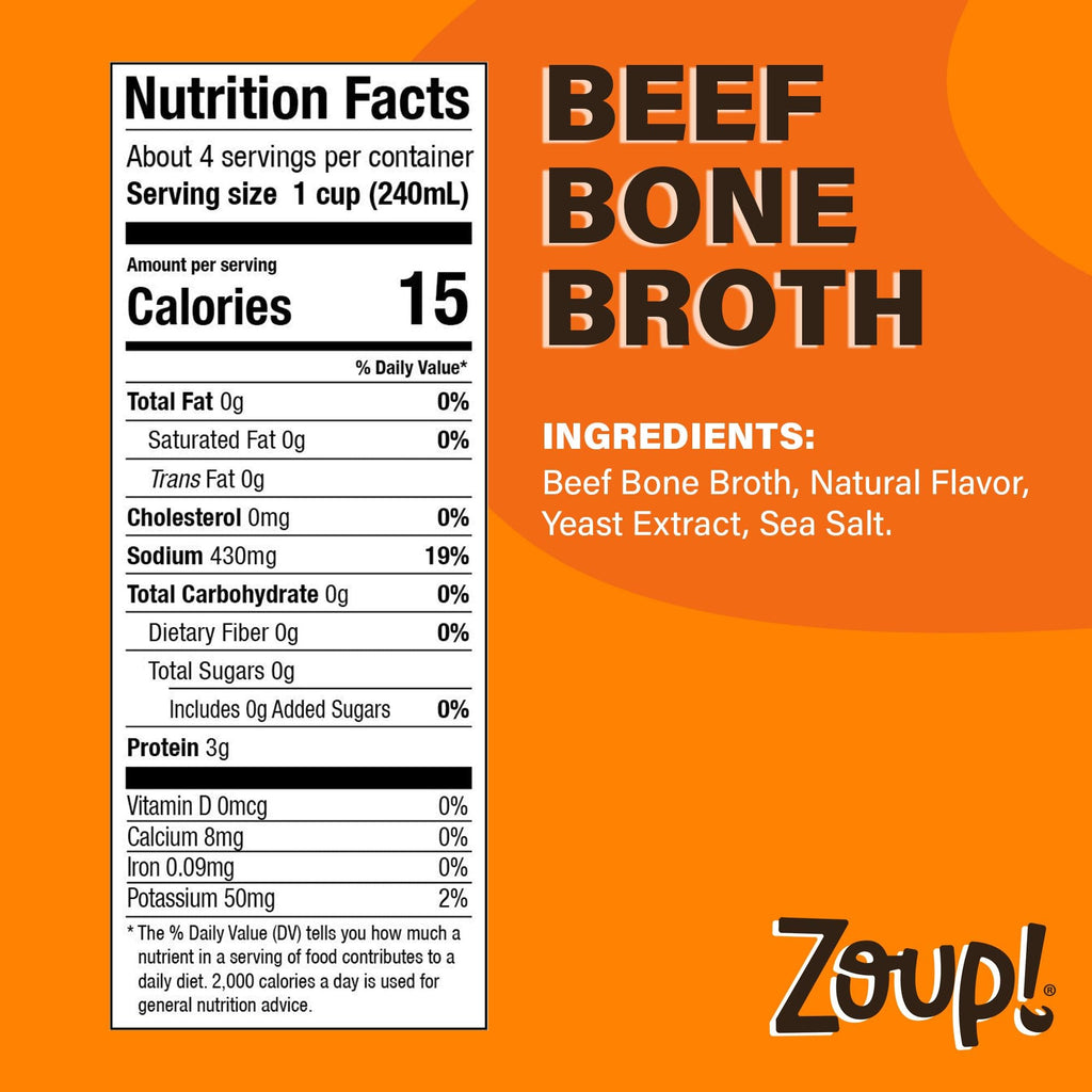 Beef Bone Broth 6-Pack 32 oz X7129