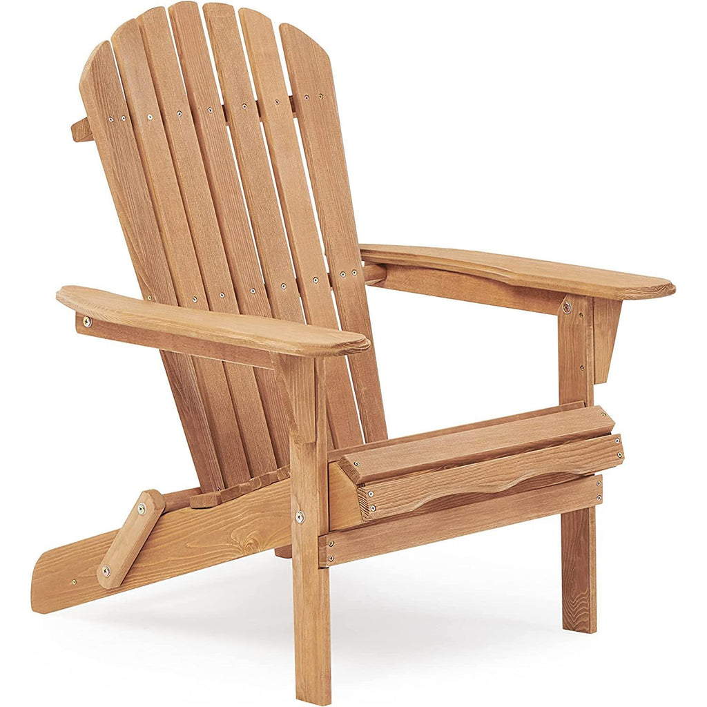 Adirondack Chair Set of 2 Wooden Folding Outdoor Chair F8063