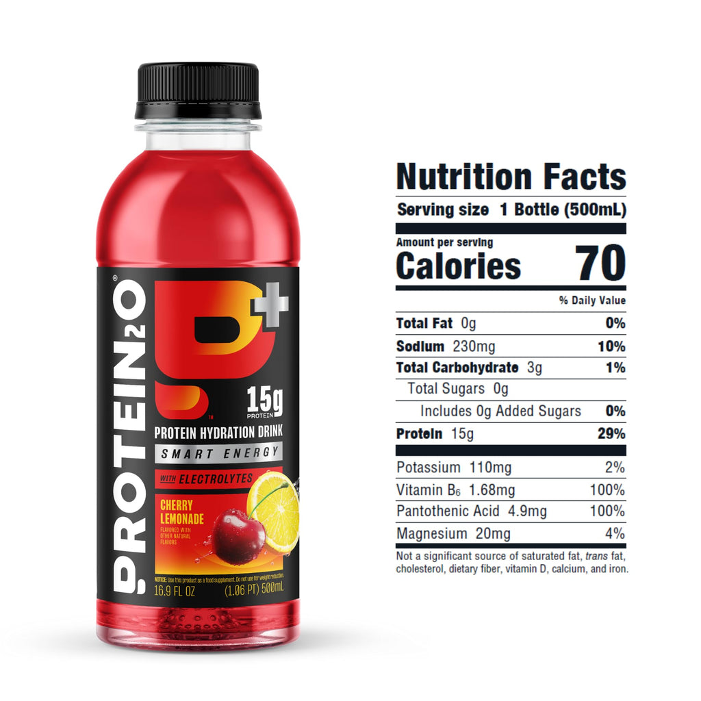 15g Whey Protein Isolate Hydration Drink, Sugar Free, 16.9 oz (Pack of 12) K827008