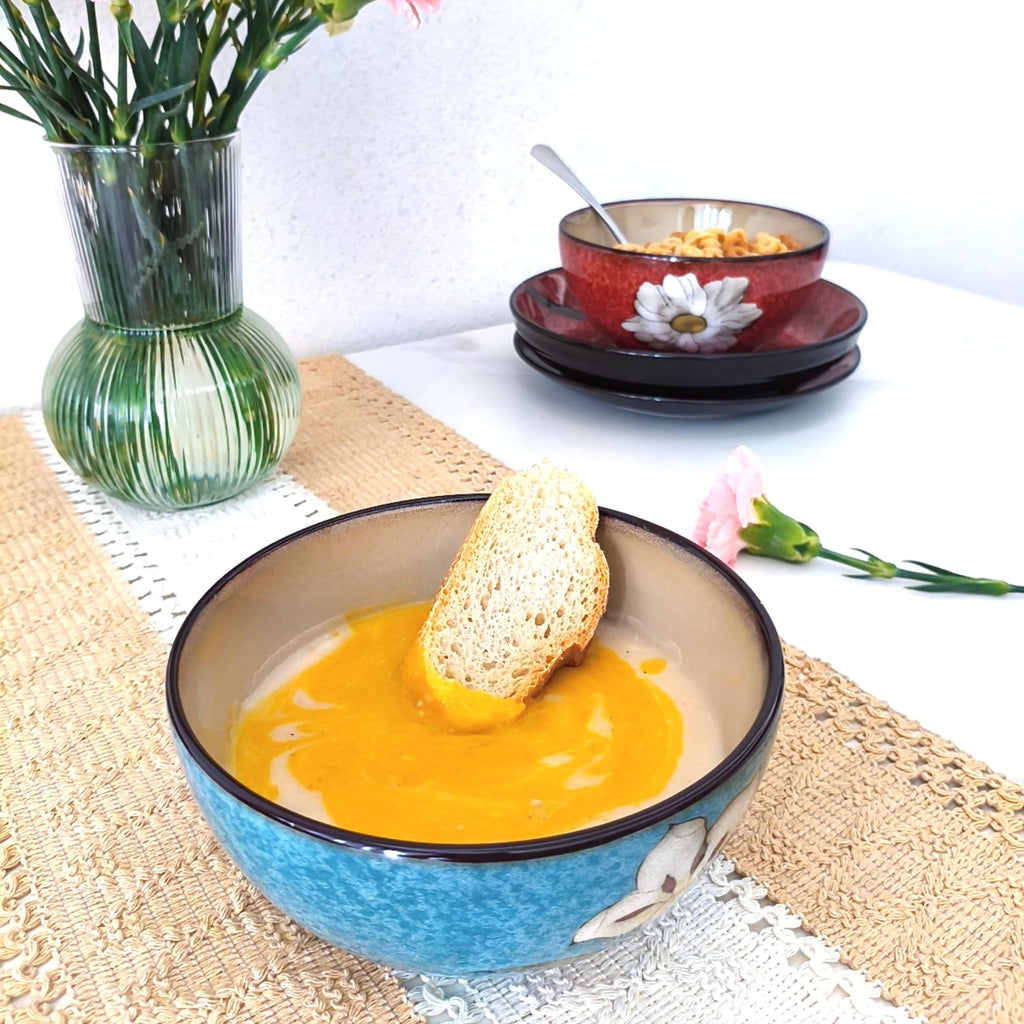28oz Ceramic Bowl Set of 4 P2396