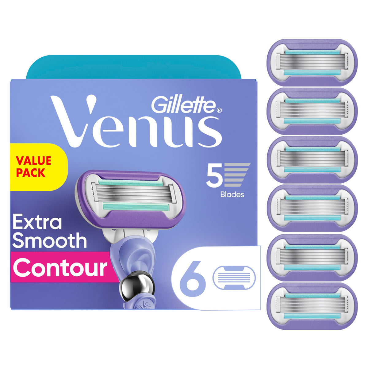 6 Count Womens Razor Blade Refills D273730
