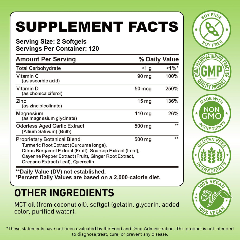 Odorless Garlic Capsules K924