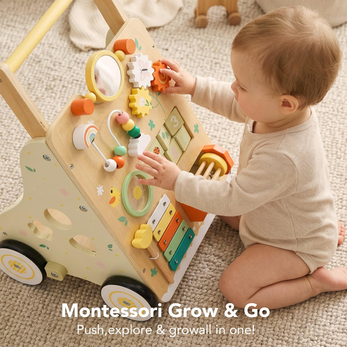 Wooden Baby Push Walker Z112897