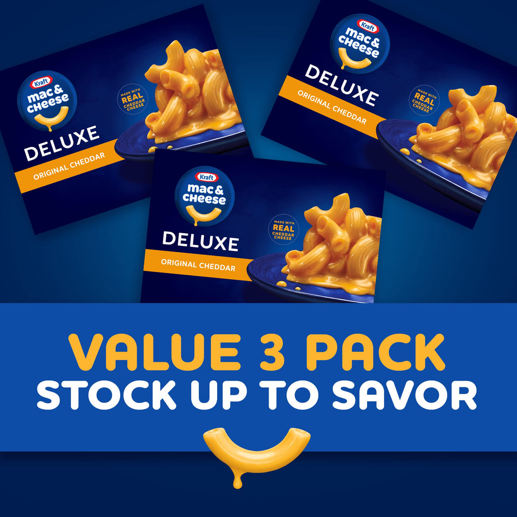 Mac and Cheese Dinner 3 Boxes Original Cheddar 14 oz Y41171