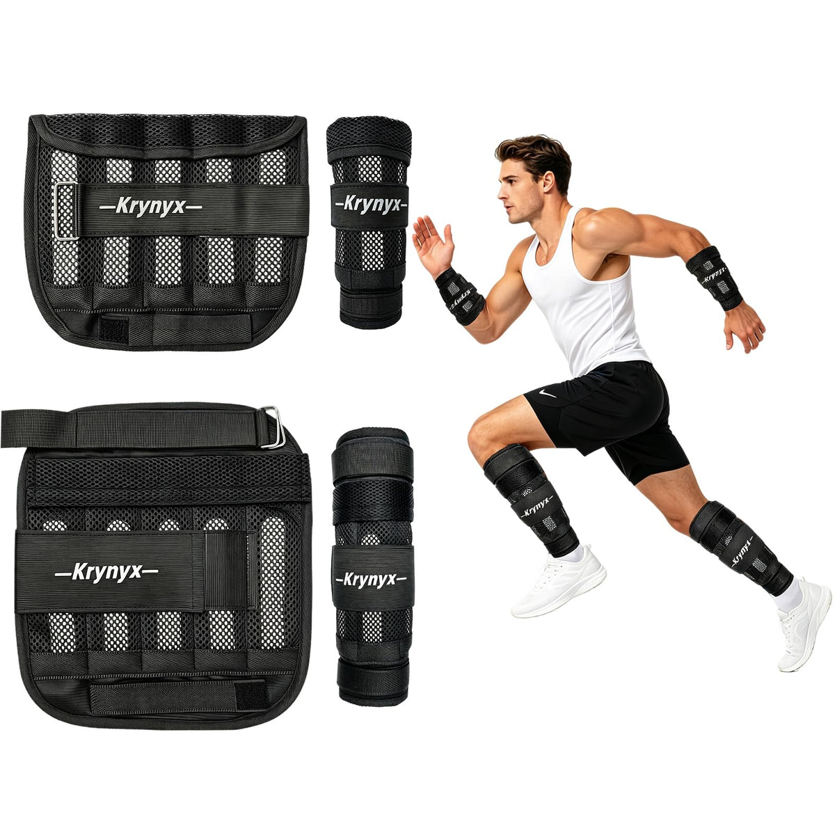 Adjustable Wrist Ankle Weights 10/20/30 lb N92917