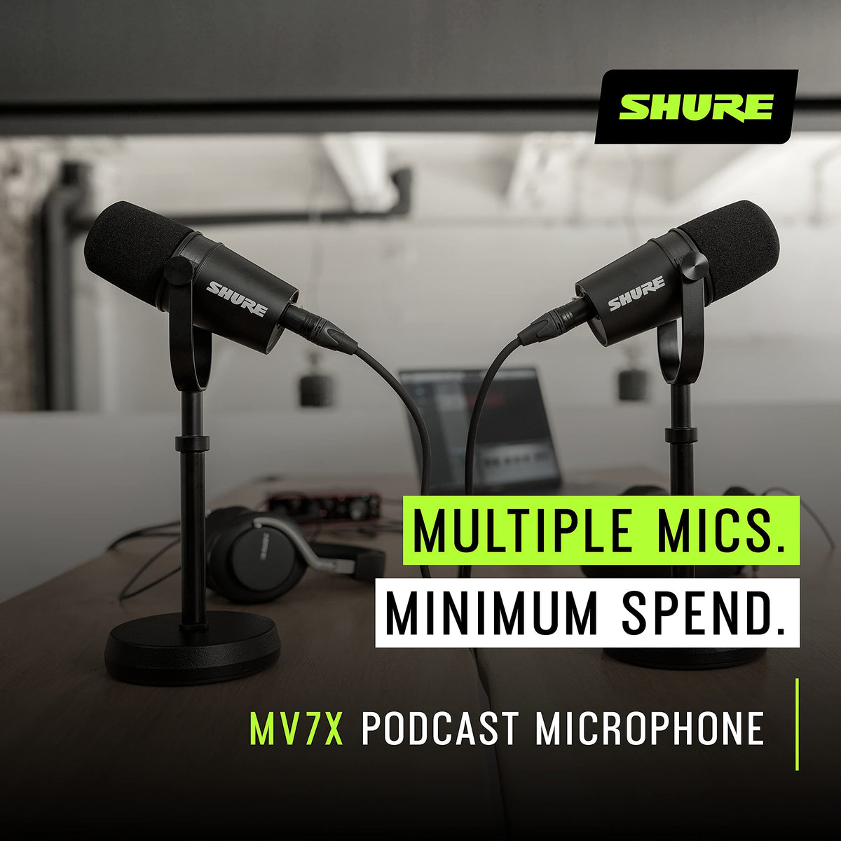 XLR Dynamic Podcast Recording Microphone W49776