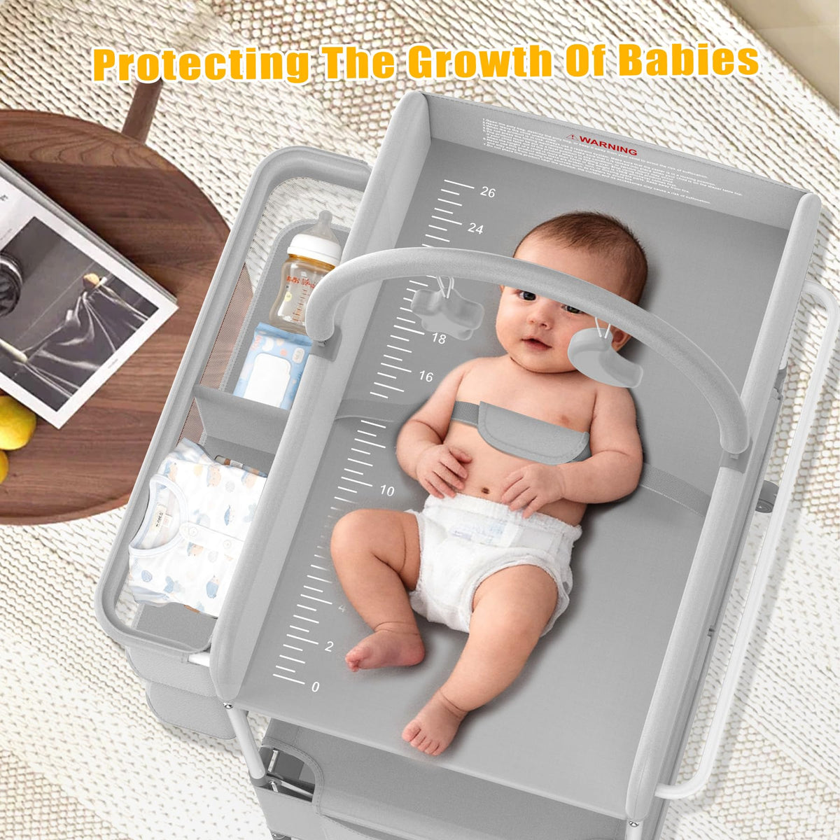 Portable Diaper Changing Station with Drawers D6515
