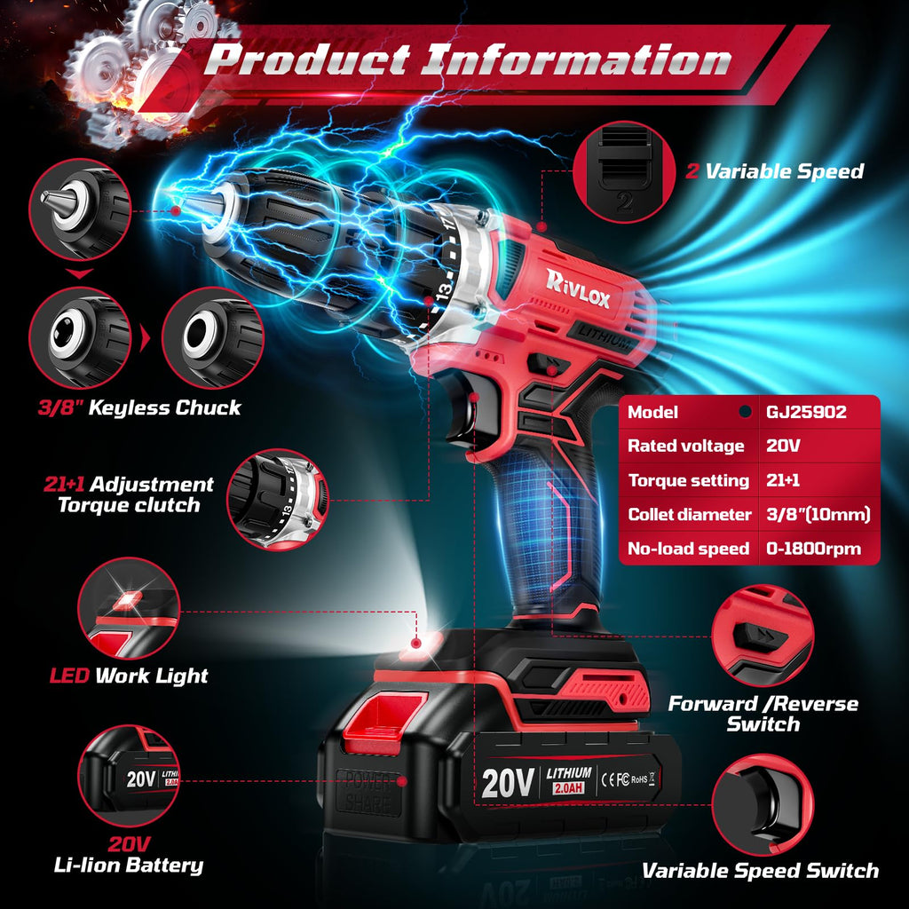 Cordless Drill Set W253