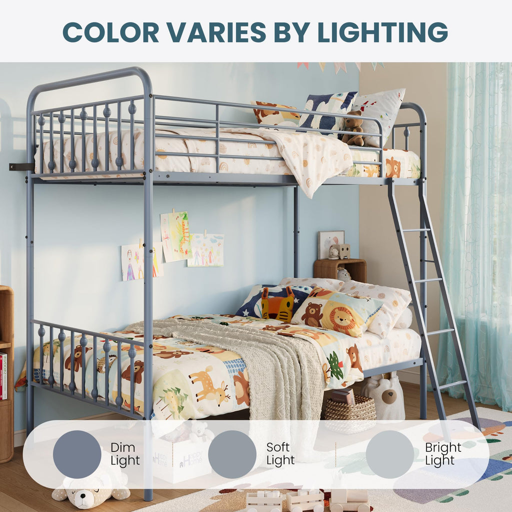Twin Over Twin Convertible Bunk Bed Y51303