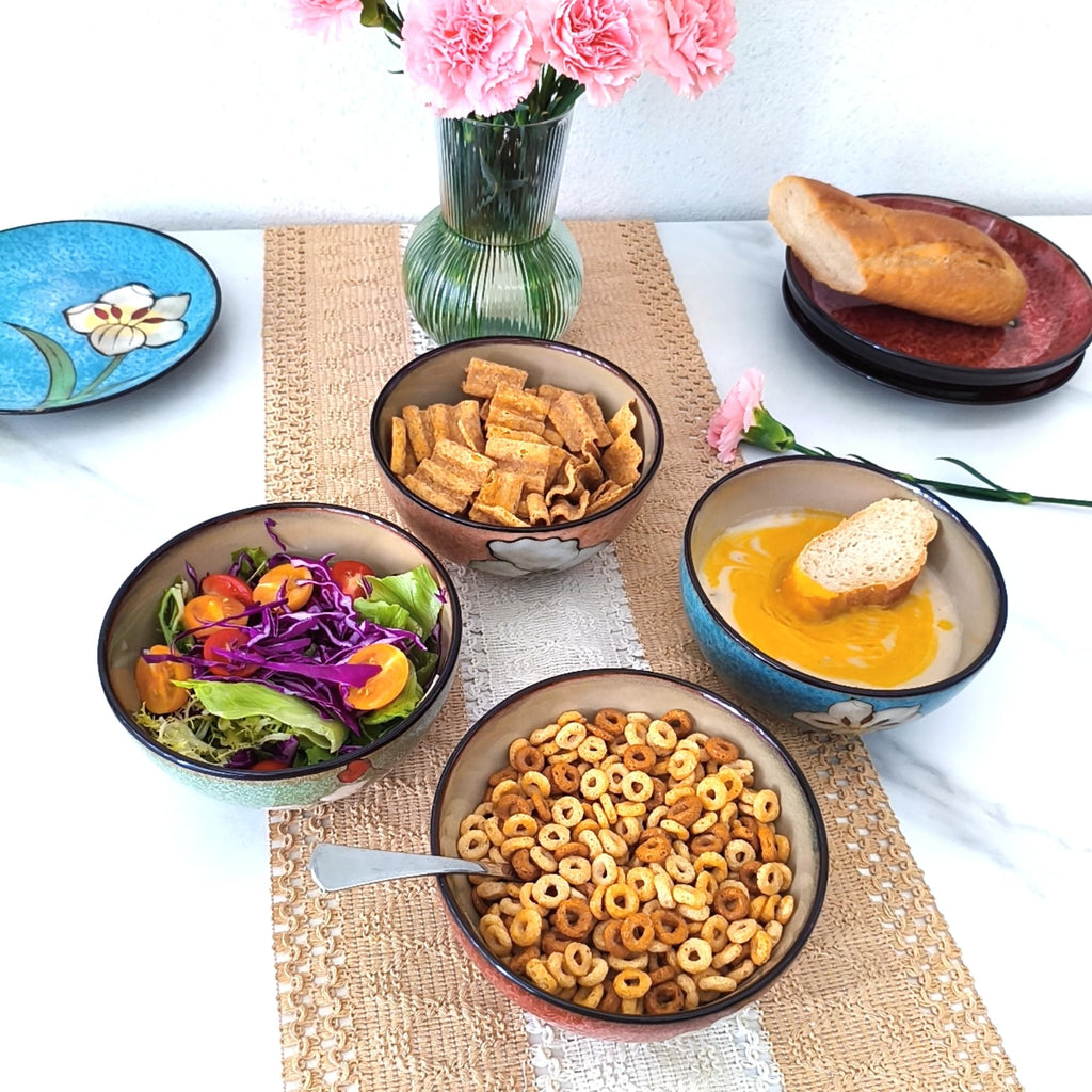 28oz Ceramic Bowl Set of 4 P2396