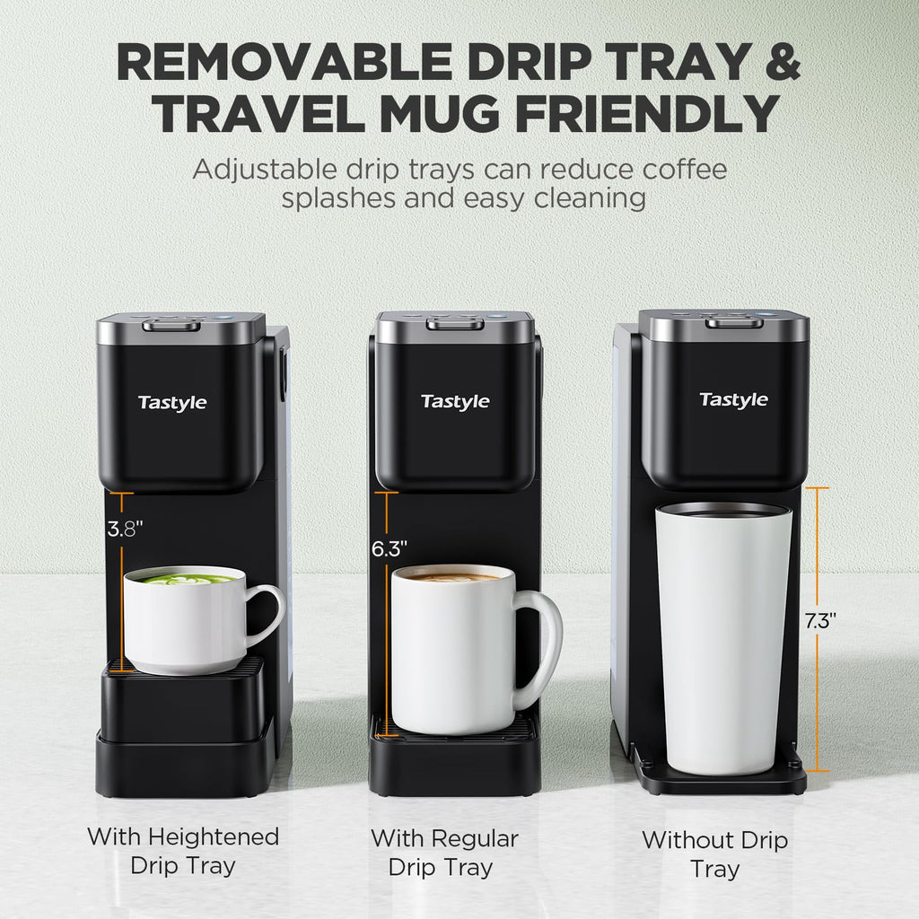 Single Serve Coffee Maker with Milk Frother K9328