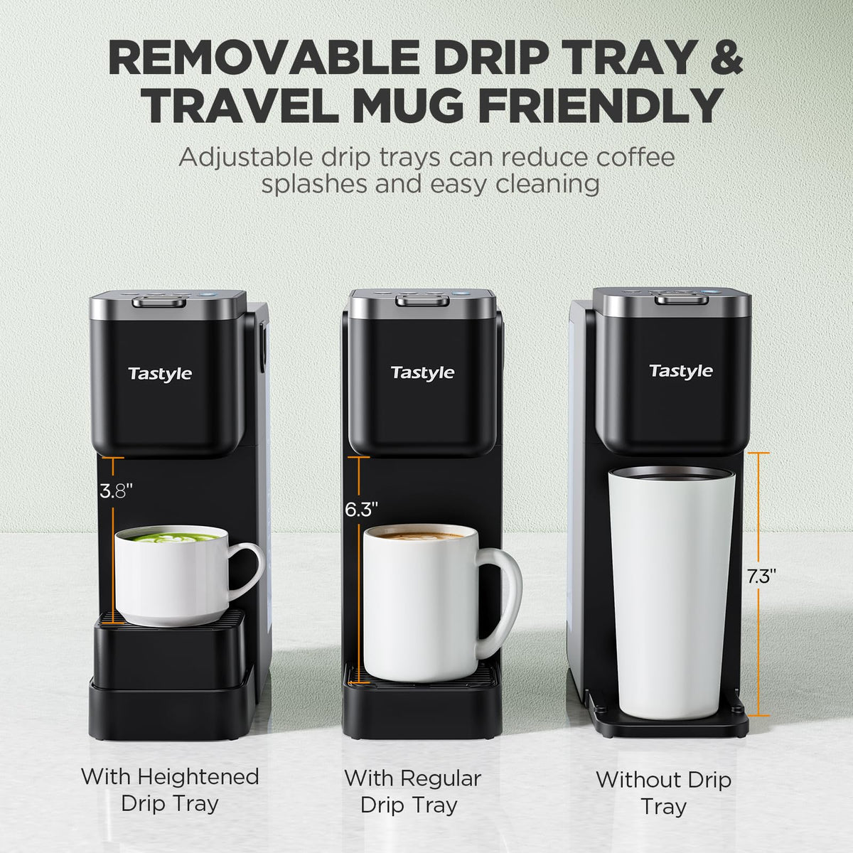 Single Serve Coffee Maker with Milk Frother K9328